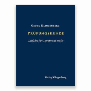 Georg Klingenberg Prüfungskunde Hardcover