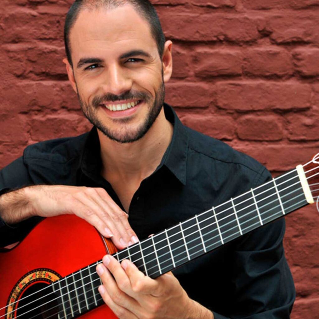 Portrait von Gitarrist Ismael de Barcelona