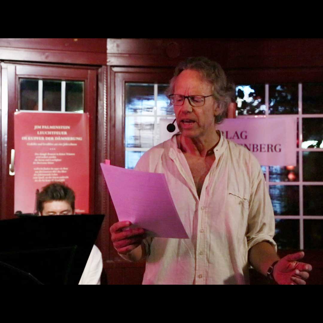 Autor Jim Palmenstein bei Lesung