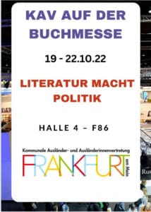 Francisco Cienfuegos auf der Frankfurter Buchmesse